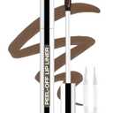 Lip Stain Peel Off Lip Liner Stain with Tweezer, Long Lasting Matte Lip Tint Tattoo, Highly Pigmented Color Lip Makeup, Waterproof Lipstick, Transfer-proof Lipstain for Women, Espresso