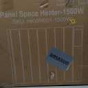 1500W Convection Heaters-Wall Panel Heater-Electric Heater for Indoor Use, Quiet Fan-less Design, Energy Efficient Heating with Remote Control, 24h Timer, Child Lock