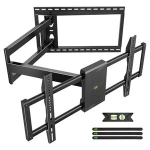 USX Mount Long Arm TV Wall Mount for Most 42-95 inch TV 40 Inch Extension Full Motion TV Mount，Pre-Assembled Wall Mount with Swivel and Tilt Up to 150lbs Fits 8″/12″/16″/24″ Studs VESA 800x400mm