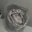 Flannel Sleeping Bag Liner for Adult, Travel Camping in Warm Cold Weather, Soft Fluffy Travel & Hotel Sleeping Bag Liner with Zipper for Hiking Camping Indoor Outdoor Use(Gray, 87 x 41 Inches)