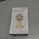 Rechargeable Clip On Small Fan with LED Light, 3 Modes, Outdoor Portable Small Fan That Can Be Clipped, Placed On the Desktop, and Held In Hand.