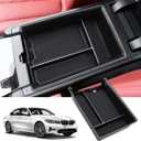Storage Box Compatible with BMW 3 Series G20 G21 2022-2019 2023 Accessories for BMW 4 Series G22 G23 2021-2023 Center Console Coin Organizer Sunglasses Tray