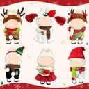 2 x Doll Clothes 17cm/15cm Outfit Set Party Clothes High-End Fashion Outfits Suitable Accessories Christmas Cloak Halloween Premium Clothing 5.91-6.7 inch (No Doll) (LBB-256) (Vintage Christmas Skirt)