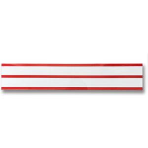 Self Adhesive Door Kick Plate 32 Inches Acrylic Decrotive Protection Plates for Exterior Interior Bottom of Doors Peel and Stick On,1/10 Inch Thickness 6x32 in White