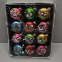 Kurt Adler 12 Days of Christmas Glass Ornament (Set of 12), 65mm