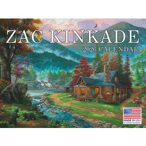 3 Pack Zac Kinkade Calendar 2026 Monthly Wall Calender 12 Month American Made In The USA