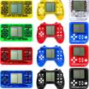 SSRMX 12Pcs Video Game Party Favors for Kids, Arcade Video Game Keychain Video Game Party Supplies