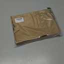 Acrylic Straw Holder, Straw Organizer Dispenser with Two Pieces Rubber Magnet Sheets, Drinking Straw Storage Holder for Cabinet Door Fridge Counter Kitchen Office (Black)