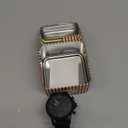 Fossil Men's Nate Oversized Stainless Steel Chronograph Watch (Black Leather)