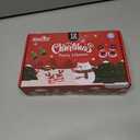 Max Fun 12Pcs Christmas Glasses Glitter Holiday Party Glasses Frames Christmas Decoration Accessories Costume Eyeglasses for Christmas Parties Holiday Favors (One Size Fits All)