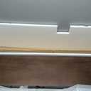 48 Inch Floating Shelves, Set of 2 Deep Floating Shelves 12in Depth, Floating Shelves Long Heavy Duty Wood Shelves for Wall, Solid Wood Walnut Finish