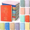 24 Pcs Christmas Thank You Appreciation Gifts for Women Teacher Mini Notebooks Bulk A6 Pocket Small Journals Tiny College Ruled Lined Notebook for Student Teacher School Xmas(Bright Color)