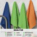 Kitchen Towels Set of 12 (15x25 Inch) Cotton Dish Towels, Super Absorbent & Soft Kitchen Hand Towel, Dish Towels, Tea Towels & Bar Towels for Kitchen Drying & Cleaning