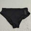 Tempt Me Women Mid Rise Bikini Bottoms - Full Coverage Bathing Suit Bottoms Mid Waist Swim Bottoms 2025 (Black)