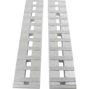 Labwork 60 inch X 12 inch Aluminum Ramps Trailer Ramps 6000LBS Hook Ramp Attachment End