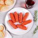 Hemoton Realistic Fake Hot Dog Prop Set 20Pcs Simulated Roasted Sausage Decoration for Food Photography Party Kitchen Display (5.50X1.50X1.50CMx5pcs)