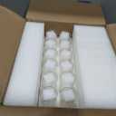 36-Pack White Pillar Candles with Glass Cylinder Vases - Elegant Tall Candle Holders for Weddings, Events, and Home Dcor Centerpieces (36)