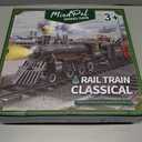 Train Set, Electric Train Toys with Smoke, Lights & Sound, Train Set for Under Christmas Tree with Steam Locomotives, Cars and Tracks, Christmas Train Toys for 3 4 5 6 7+ Years Old Kids