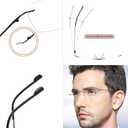 Bifocal Rimless Readers Blue Light Proof Reading Glasses Women Men Reduce Eyestrain Utra-Lightweight Eyeglasses