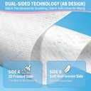 Creatyi 80 Pcs Large Size 3D Frosted Double-Sided Material Adhesive Remover Wipes Label Remover Sticker Remover Remove Labels, Stickers, Tape, Double-Sided Tape, and Removable Adhesive.