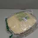 Mwellewm Food Bamboo Food Serving Tent Basket Hand-Woven Basket Serving Dustproof Picnic Basket Vegetable Fruits Bread Home Square Storage Basket with Mesh Gauze Cover Container