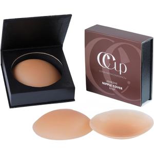 Silicone Nipple Covers Reusable - Pasties - Bra Cups - No Show With Travel Box (Chocolate)