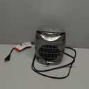 GiveBest Portable Electric Space Heater with Thermostat, 1500W/750W Safe and Quiet Ceramic Heater Fan, Heat Up 200 Square Feet for Office Room Desk Indoor Use, Silver