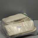 Large Shallow Organizing Baskets 15x11x5.1 Inches - Rope Woven Storage Bins for Bathroom, Shelves, Cube Closet, Black 4 Packs