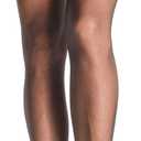 Leg Avenue womens Sheer Stockings With Attached Garter Belt Hosiery, Black Lace, Queen US