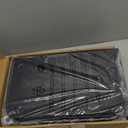 Large Laundry Hampers with Lid, Oxford Fabric Laundry Hampers, Metal Frame and Removable Bag Design with Wheels, Suitable for Bedroom, Bathroom, Dorm Room, Laundry Room (Black with Lid) (39.6GAL)