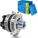 PHILTOP Alternator Compatible with Honda,2003-07 Accord 2.4L;07-09 CR-V;03-09 Element;06-10 Civic 2.0L;Acura 04-08 TSX;06-08 CSX;105 Amp;13980N,31100RAAA01,31100RAAA05,CSC29,31100RAAA04,31100RAAA03