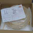 Livabber Fruit Basket Bowl with Banana Hanger, Metal Fruit Vegetable Storage Basket with Banana Holder for Kitchen Counter, Detachable Organizer for Bread Snack Produce (Gold, 3-Tier Marble Base)