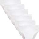 Winging Day Packs of 6 Big Girls Panties White Underwear Size 16