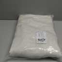 NICETOWN Flax Linen Curtains 84 inch Long, Rod Pocket & Back Tab Semi Sheer Vertical Drapes Privacy Added with Light Filtering for Bedroom/Living Room, Burlap, W52 x L84, 2 Pieces