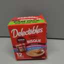 Hartz Delectables Bisque Lickable Wet Cat Treats for Senior Cats, Senior Variety 12 Countt (EXP 07/26/26)