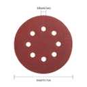 WORKPRO 80-Piece Sanding Disc Set，5-Inch 8-Hole Hook and Loop Sanding Discs, 60, 80, 100, 120, 180, 240, 320, 400 Grits Sandpaper for Random Orbital Sander(Not for Oscillating Tools or Mouse Sander)