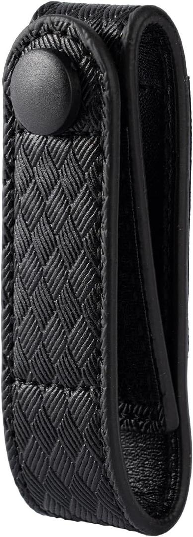 TACNEX Handcuff Strap w/Snap Closure Cuff Holder Nylon Keeper Chain/Hinged Cuffs Carrier Quick Release Clip Hook for ASP Handcuff 1.75"/ 2"/2.25" Duty Belt Law Enforcement Police Sheriff Security