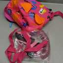 DB Toddler Mini Dinosaur Backpack with Child Leash, Anti Lost Wrist Link for Kids, Safety Harness Back Pack for Baby Boy Girl (Rose Red-a)