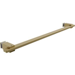 Adjustable Shower Door Handle, 304 Stainless Steel Pull Bar, Replacement Shower Handle, Fits Hole Diameter ≥8mm, Modern Towel Bar & Grab Rail for Bathroom - Brushed Gold (1 Handle Only)