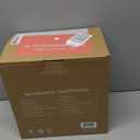 CROWNFUL Mini Fridge, 4 Liter/6 Can Portable Cooler and Warmer Personal Refrigerator for Skin Care, Cosmetics, Beverage, Food,Great for Bedroom, Office, Car, Dorm, ETL Listed (White)