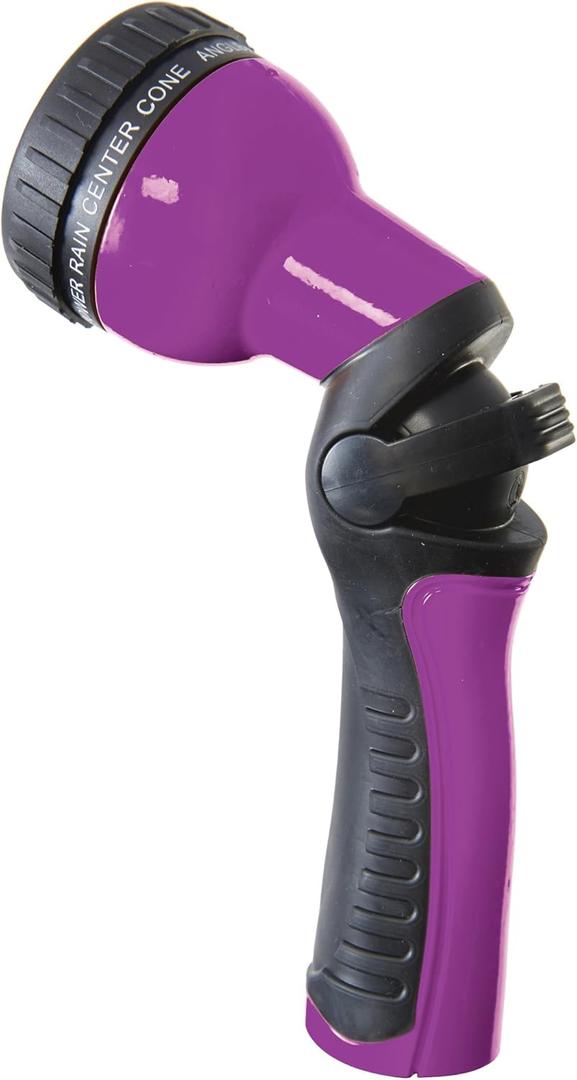 Dramm One Touch Revolution 9 Pattern Spray Gun with Thumb Control Water Flow, Perfect for Water Restricted Areas when Watering Plants, Pots, Baskets, Vegetables, Berry