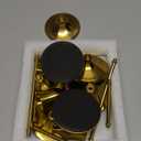 FSyueyun Brass Candlestick Holders Set of 6, Elegant Metal Candlestick Holders for Vintage Taper Candle Holders, Perfect for Table Centerpieces, Fireplace, Home Decor, Weddings and Party Decorations