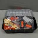 Kids Tool Set 46 PCS, Christmas Birthday Gifts for Kids Ages 3,4,5,6,7,8, Toddler Tool Set with Portable Tool Box & Electronic Toy Drill, Construction Toys Tools for Toddlers, Tool Kits for Boys Girls (Orange)