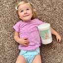 ALVABABY Diaper Liner for Baby Cloth Diapers Natural Soft Disposable Diaper Liners 11.8x7.1 Inch Fragrance Free Chlorine Free 400 Sheets (04green)