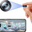 Mini Camera HD WiFi Home Camera Tinny Cam with Auto Night Vision & AI Motion Detection Wireless Indoor/Outdoor Security Cameras for Pet Baby Nanny Cam App Control Smallest Smart for Home Monitoring