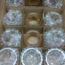 Volens 12pcs Assorted Gold Votive Candle Holders for Table Centerpiece, Ribbed Glass Tealight Candle Holder Bulk for Wedding Decor, Birthday Party, Anniversary, Holiday and Home Decorations