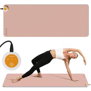 Heating yoga mat, warm yoga pad, more comfortable fitness mat in winter, yoga and meditation bio-mat