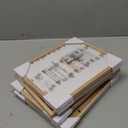 kennethan 11x14 Picture Frame Oak Set of 3, Wooden Poster Frame for Wall Mounting Display for Home, Office,Gallery,Holiday with Photos, Posters, Puzzles