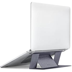 MOFT Laptop Stand for Desk, Adhesive Laptop Stand with 2 Adjustable Viewing Angles, Foldable and Portable Computer Stand Compatible with MacBook Air, MacBook Pro 11"-16", Starry Grey