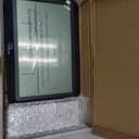 WallarGe Atomic Digital Wall Clock Battery Operated, Self-Setting, Large Display with Temperature, Date, Day of The Week, Silent Wall Mount Digital Clock, 4 Time Zones, DST (8.5 inches)